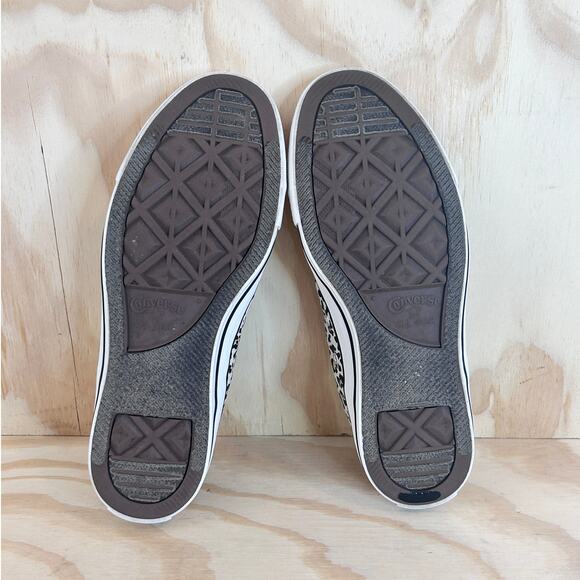 Converse All Star - CT Leopard Print - Sneakers - White - Women's - 9 - 166260F - Picture 7 of 8